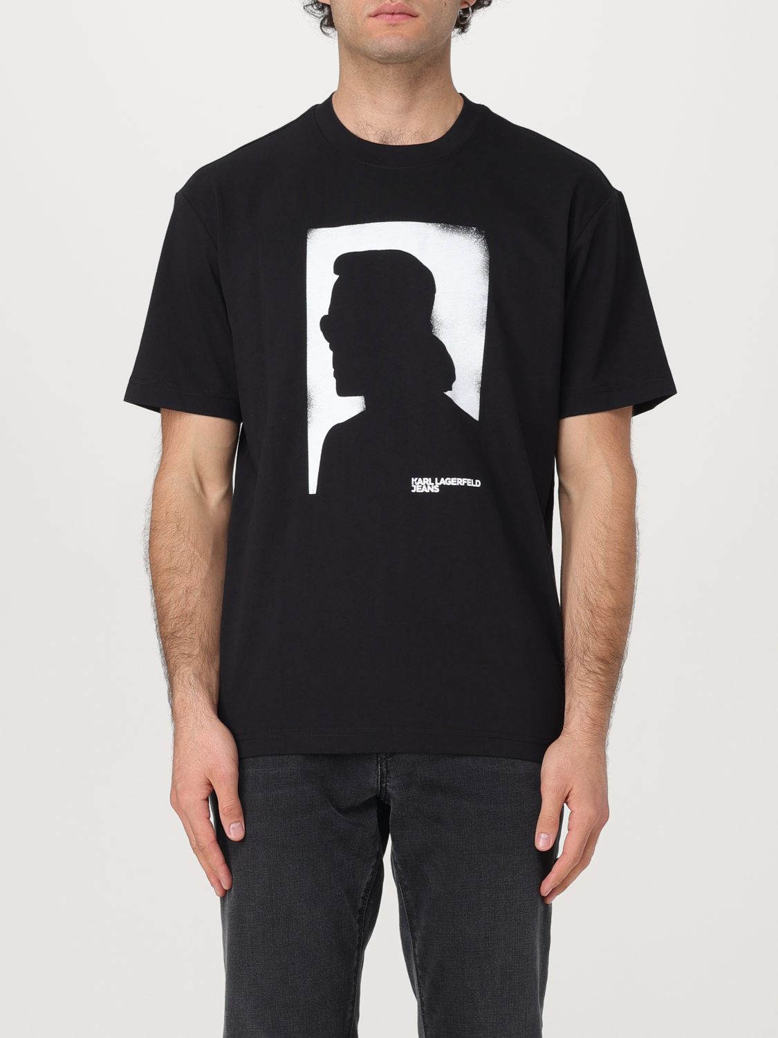 Karl Lagerfeld T-shirt  Men Color Black In Schwarz