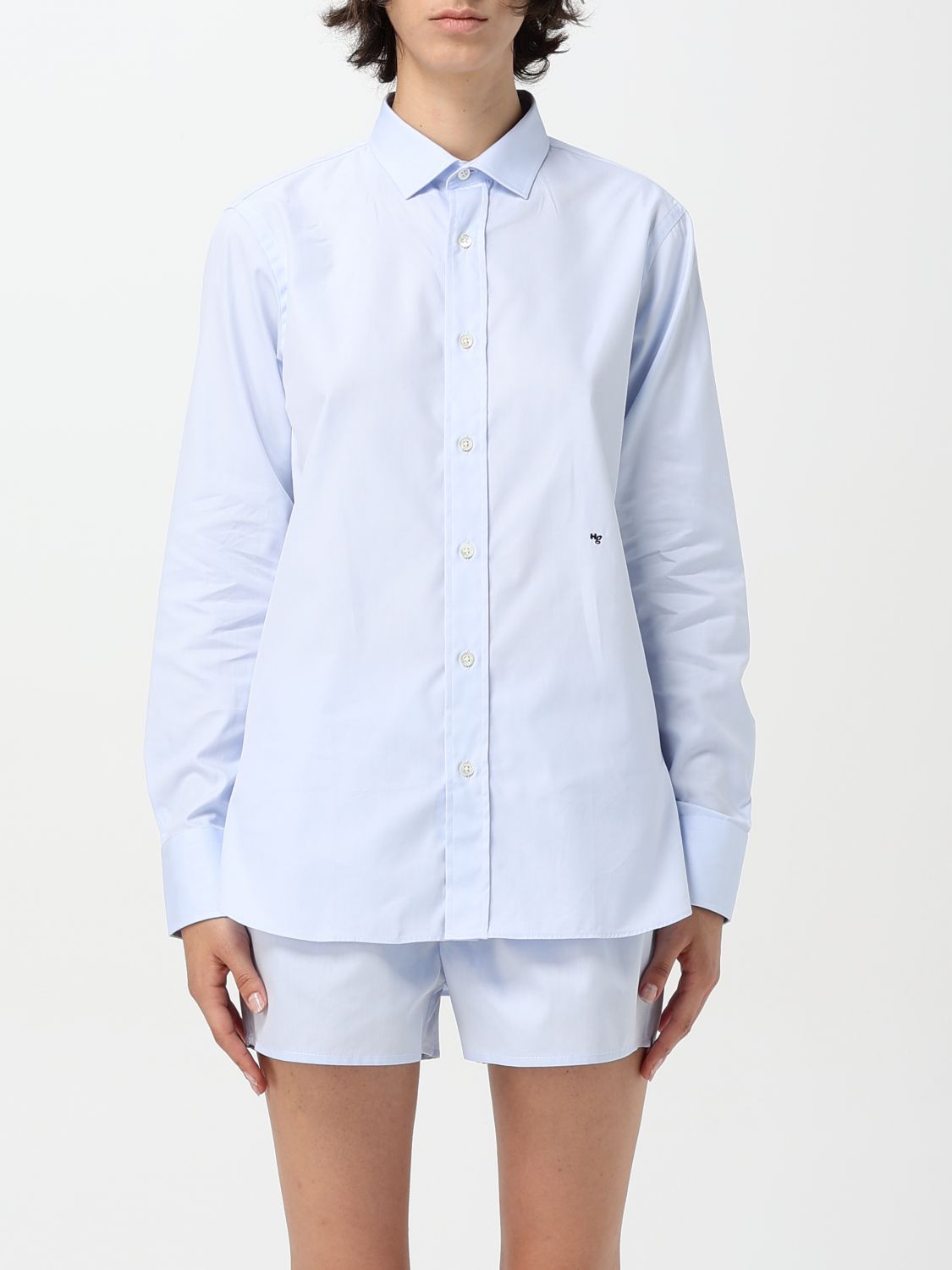 Hommegirls Shirt  Woman Color Blue In Blau