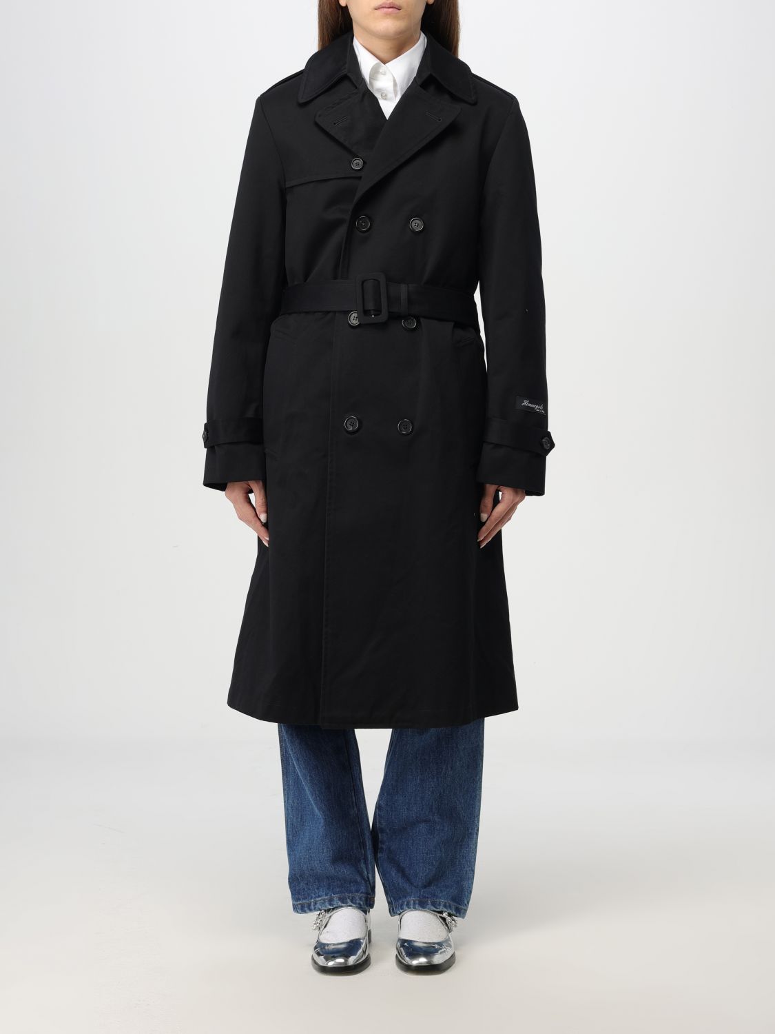 Hommegirls Trench Coat  Woman Color Black