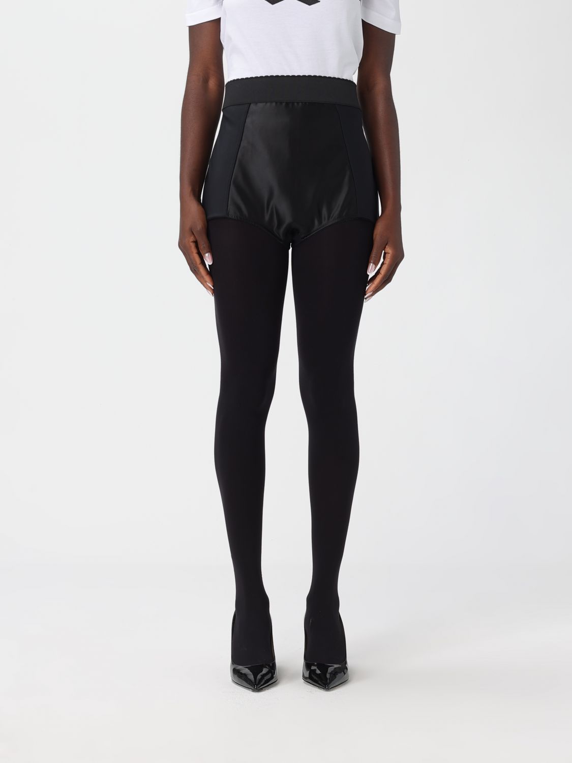 Dolce & Gabbana Shorts Woman Color Black In Black