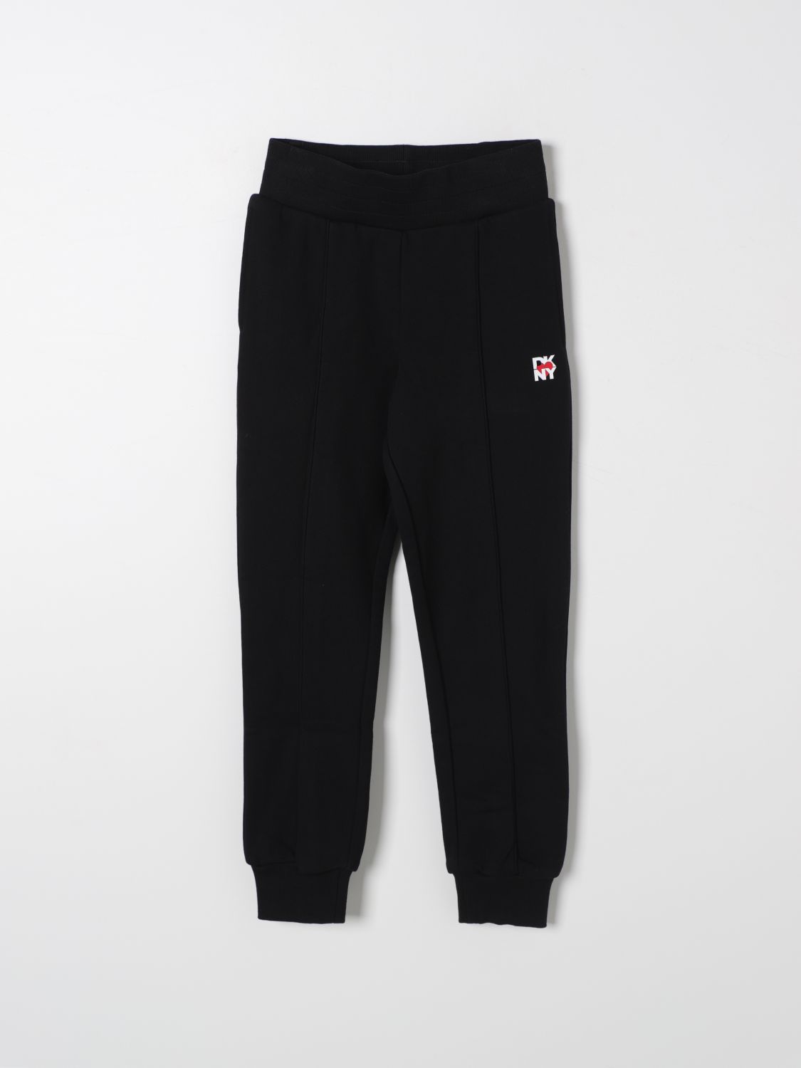 Shop Dkny Pants  Kids Color Black In Schwarz