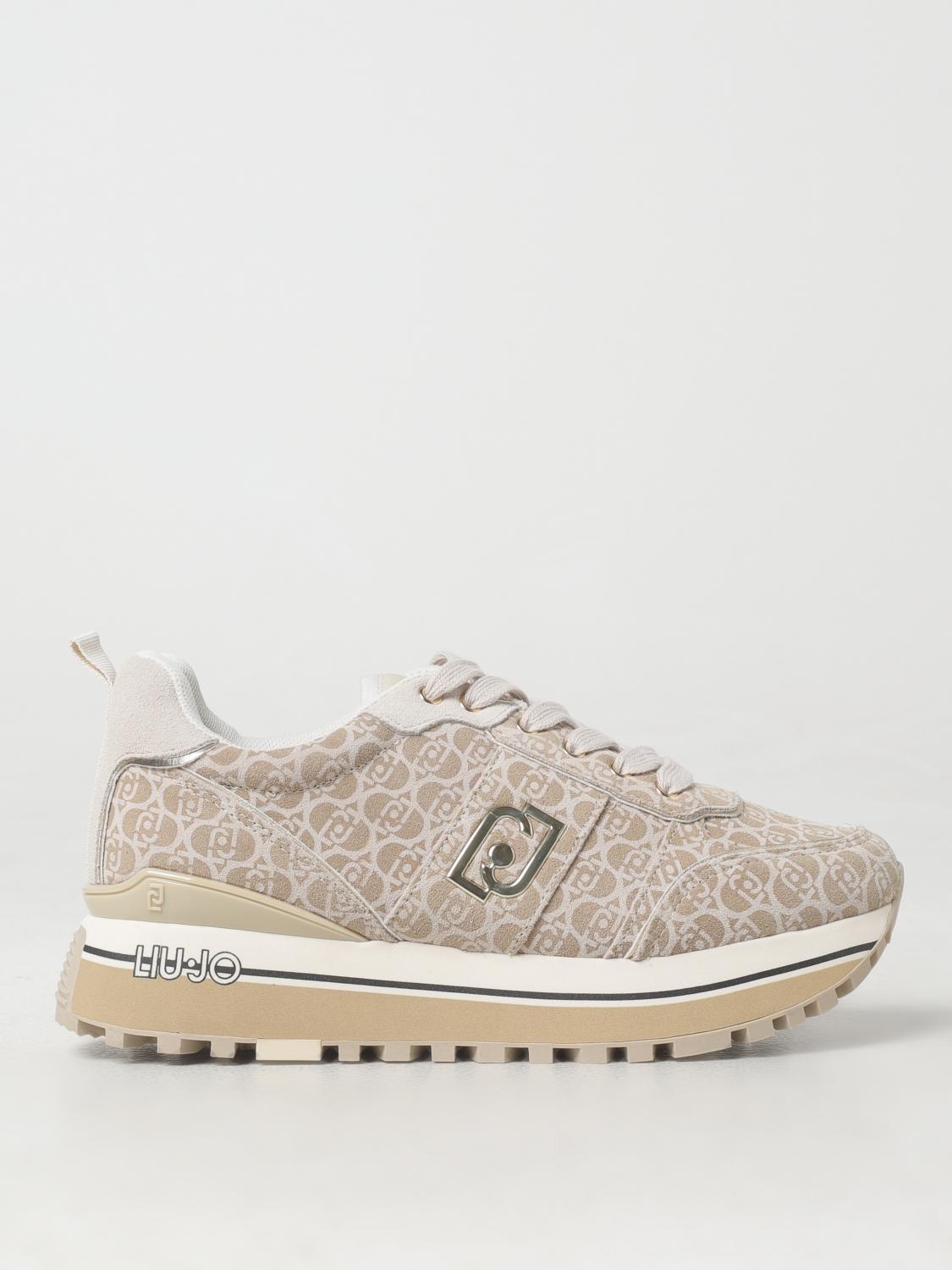 Shop Liu •jo Sneakers Liu Jo Woman Color Sand