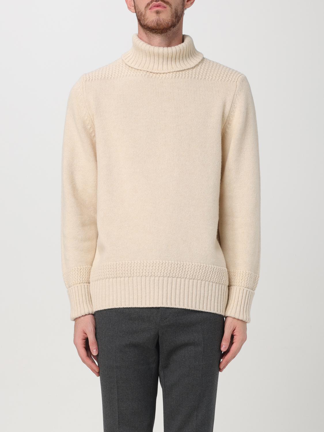 Fay Sweater  Men Color Ecru In 粉肉色