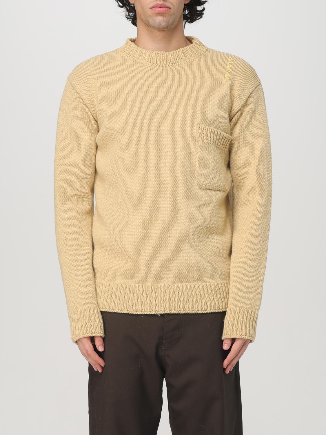 Marni Sweater Men Color Yellow In Gelb