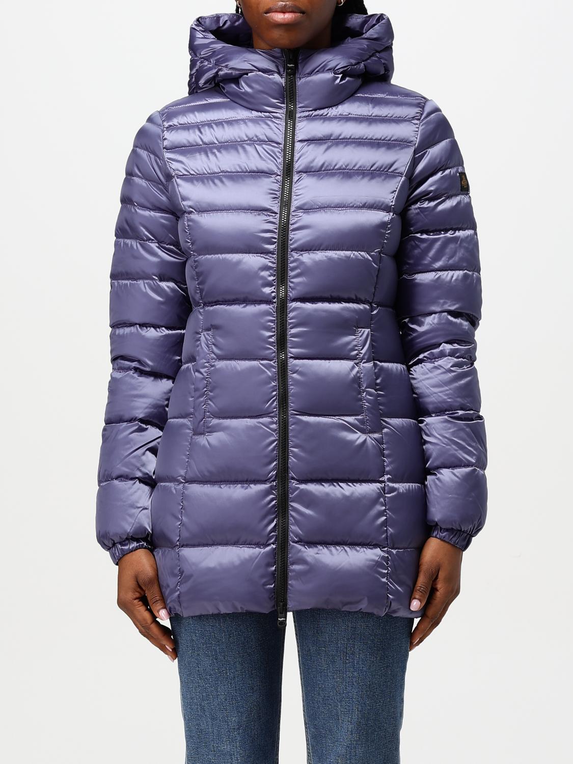 Refrigiwear Purple Nylon Braffy Down Jacket In Violett