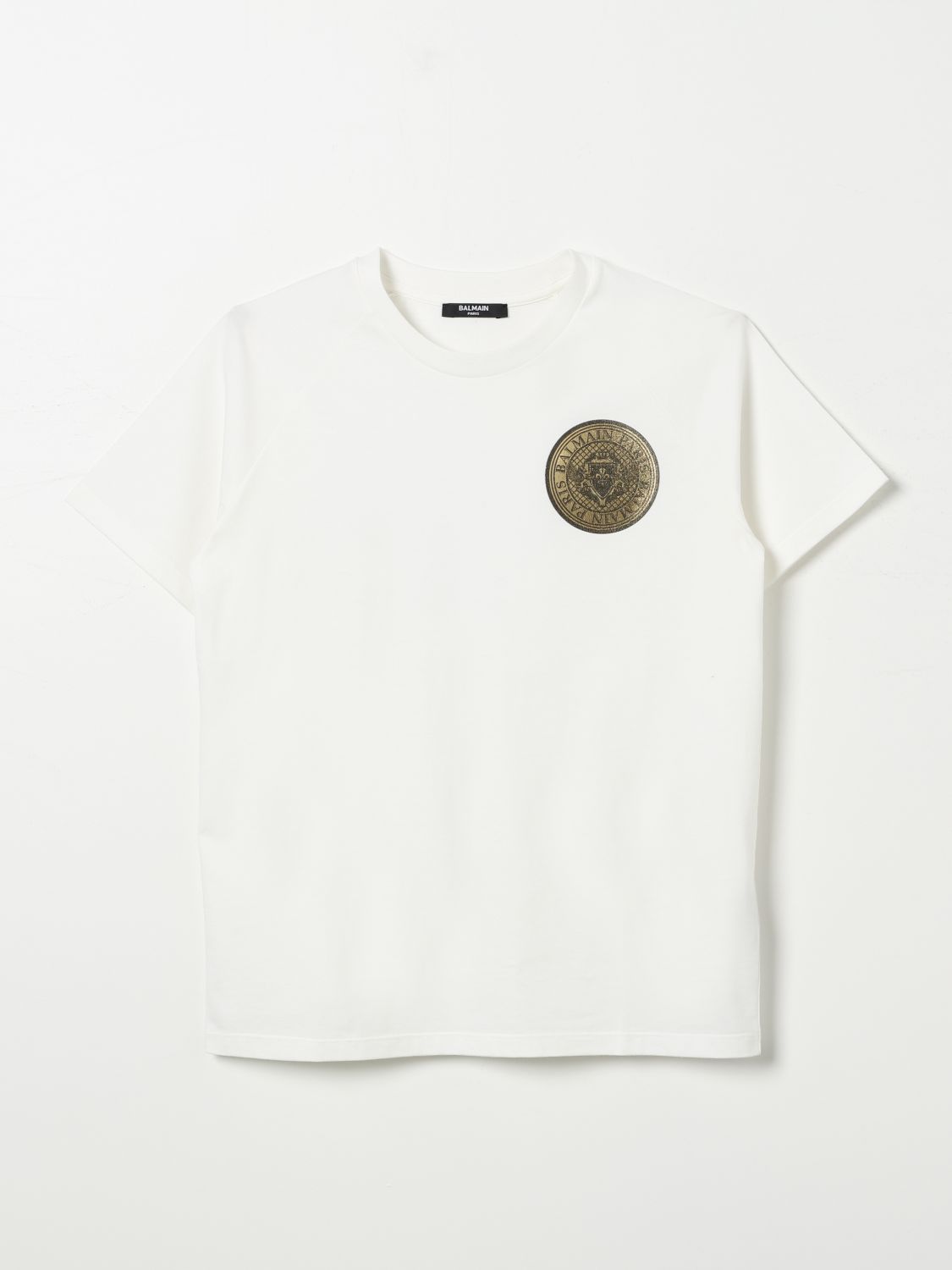 Balmain T-shirt  Kids Color White In Weiss