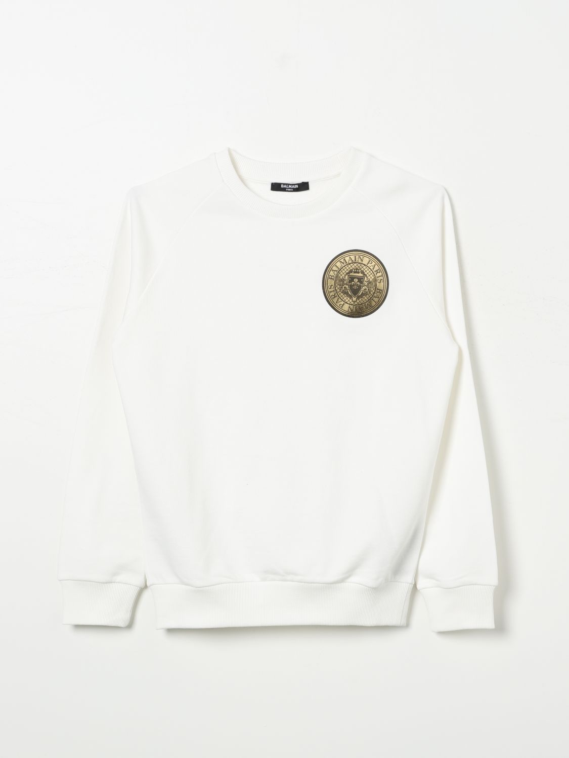 Balmain Sweater  Kids Color White In Weiss