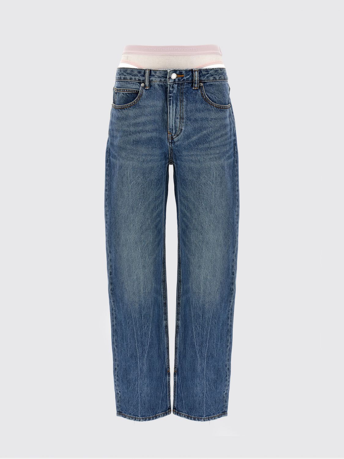 Alexander Wang Jeans Denim X  Woman Color Blue