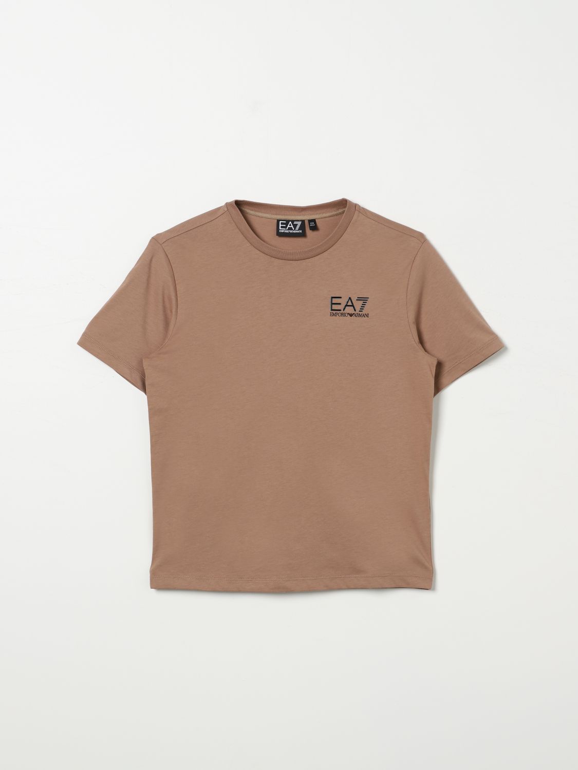 Ea7 T-shirt  Kids Color Tobacco In Tabak