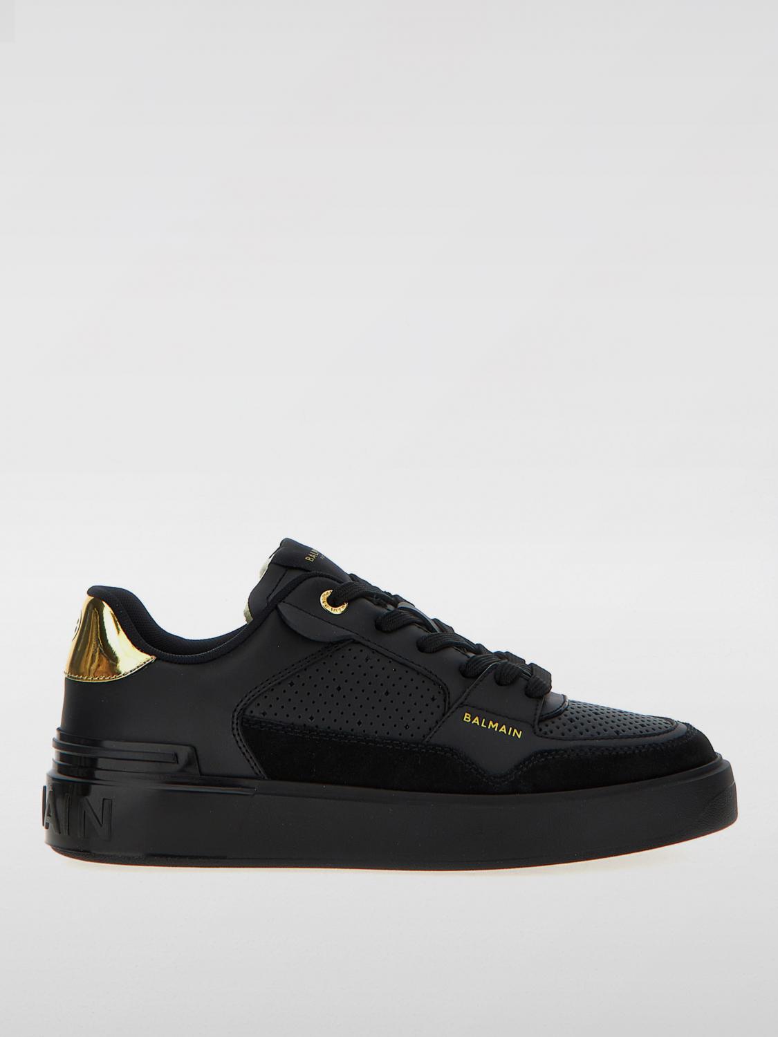 Balmain B-court Flip Sneakers In Schwarz