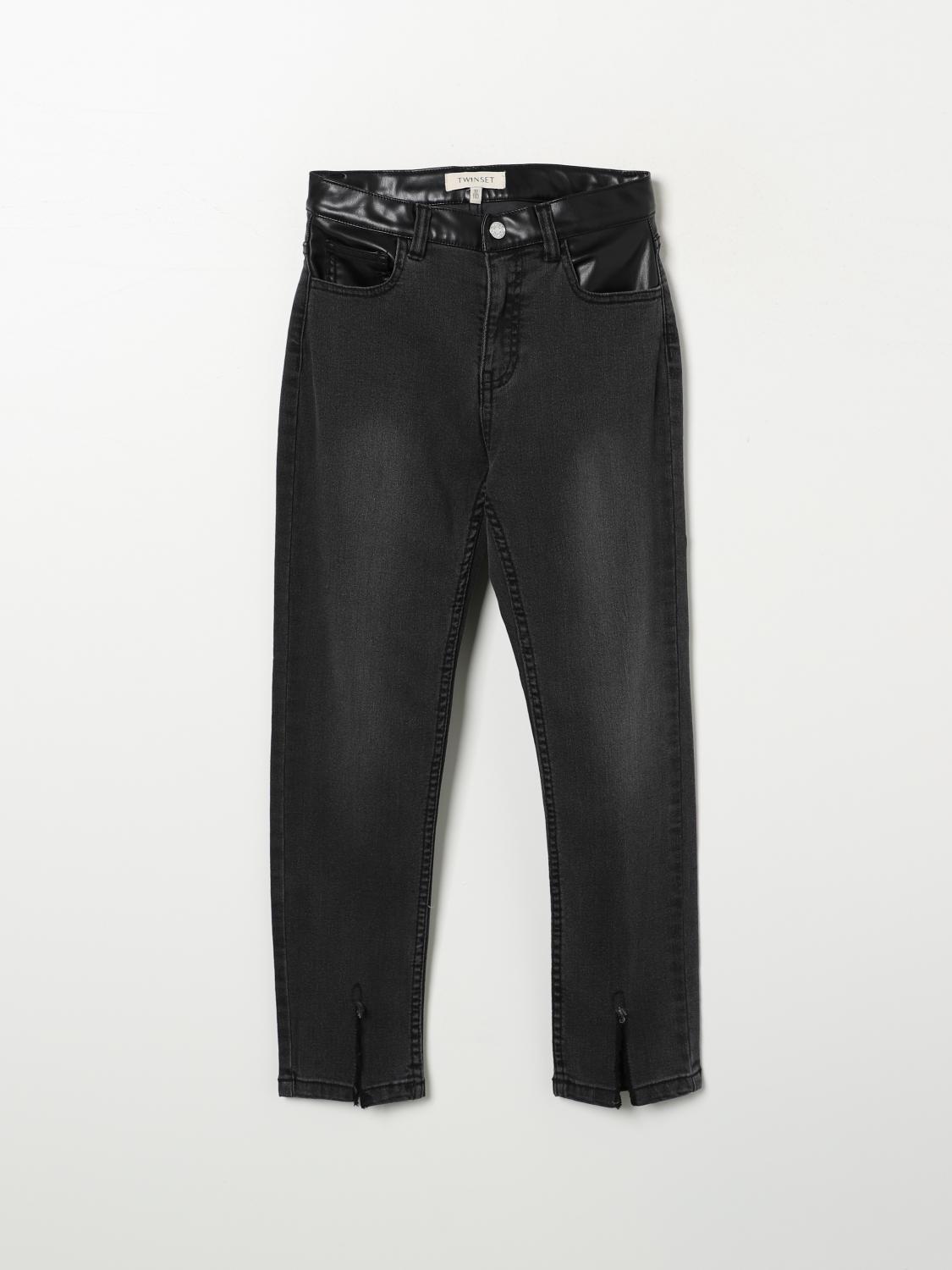 Twinset Jeans  Kids Color Black In 黑色