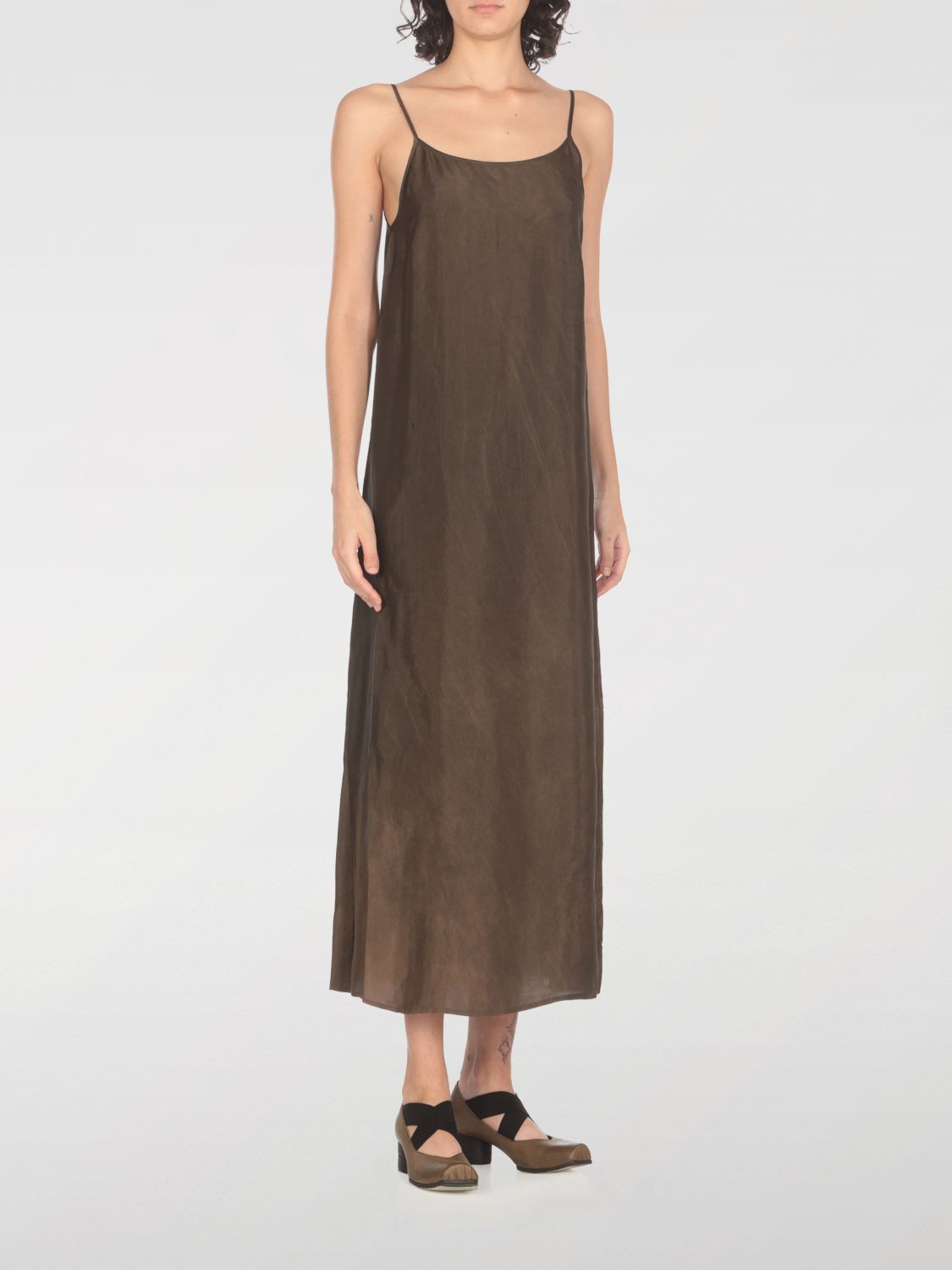 Uma Wang Dress  Woman Color Brown In Braun