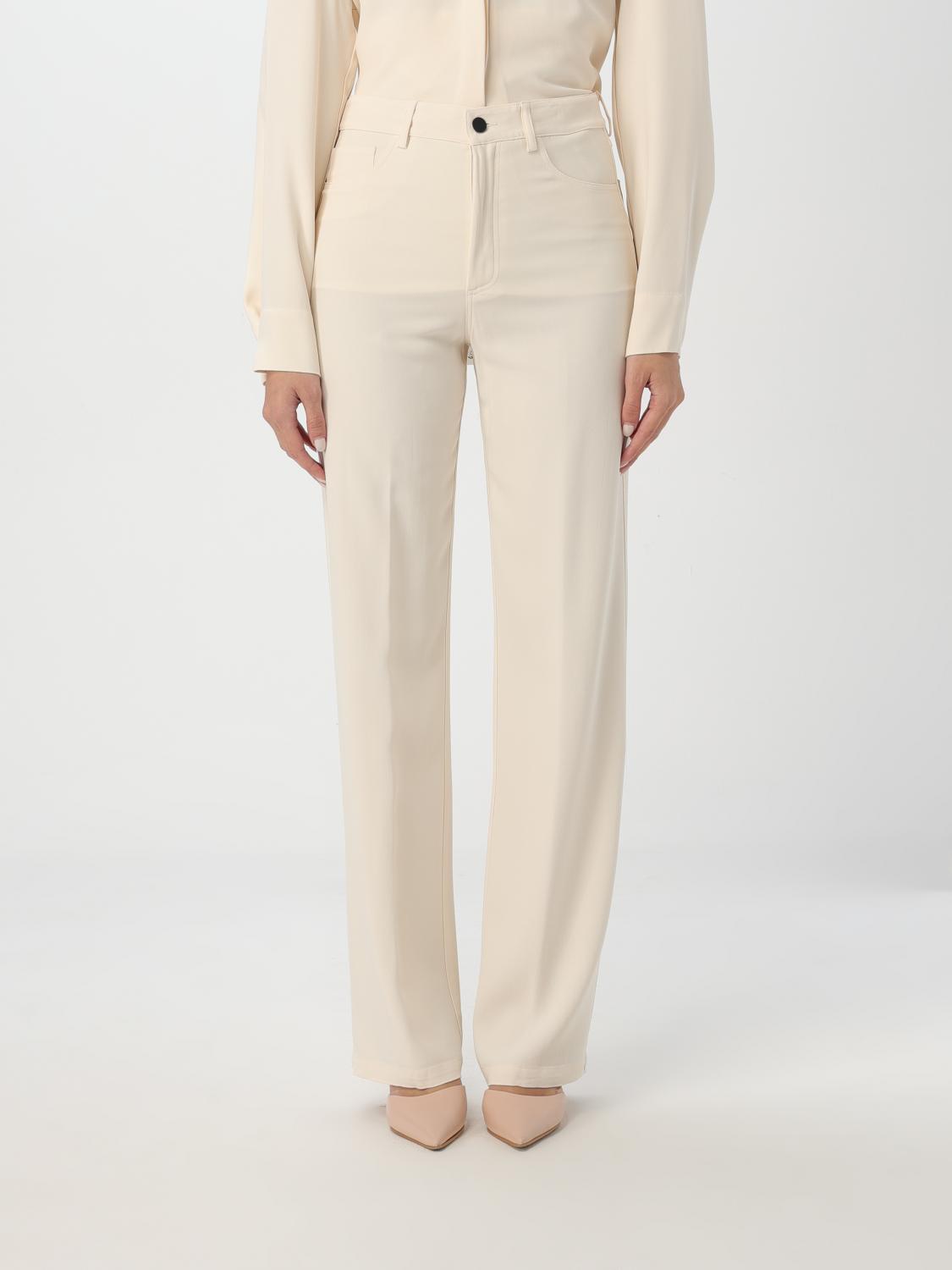 Liviana Conti Pants  Woman Color Ivory In 象牙色