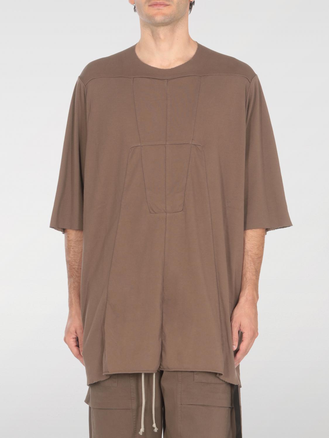 Rick Owens Drkshdw T-shirt  Men Color Brown In Braun