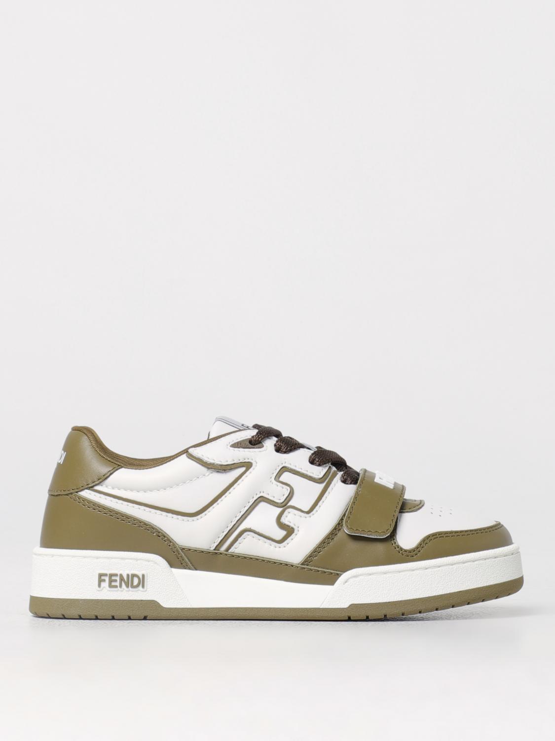 Shop Fendi Sneakers Woman In Grün
