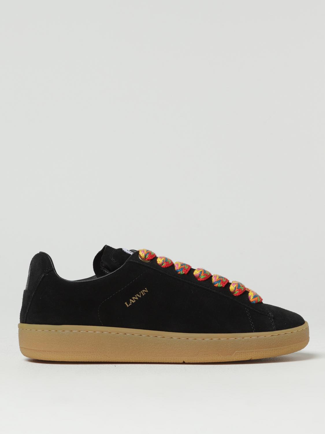 Shop Lanvin Sneakers  Men Color Black In Schwarz