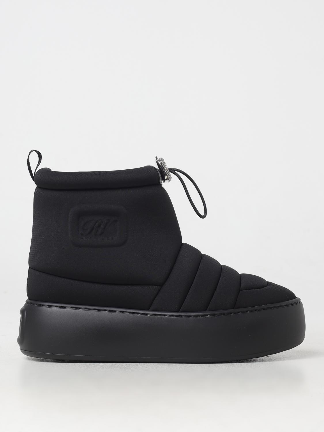 Roger Vivier Women Viv Winter Puffy Bootie In Schwarz