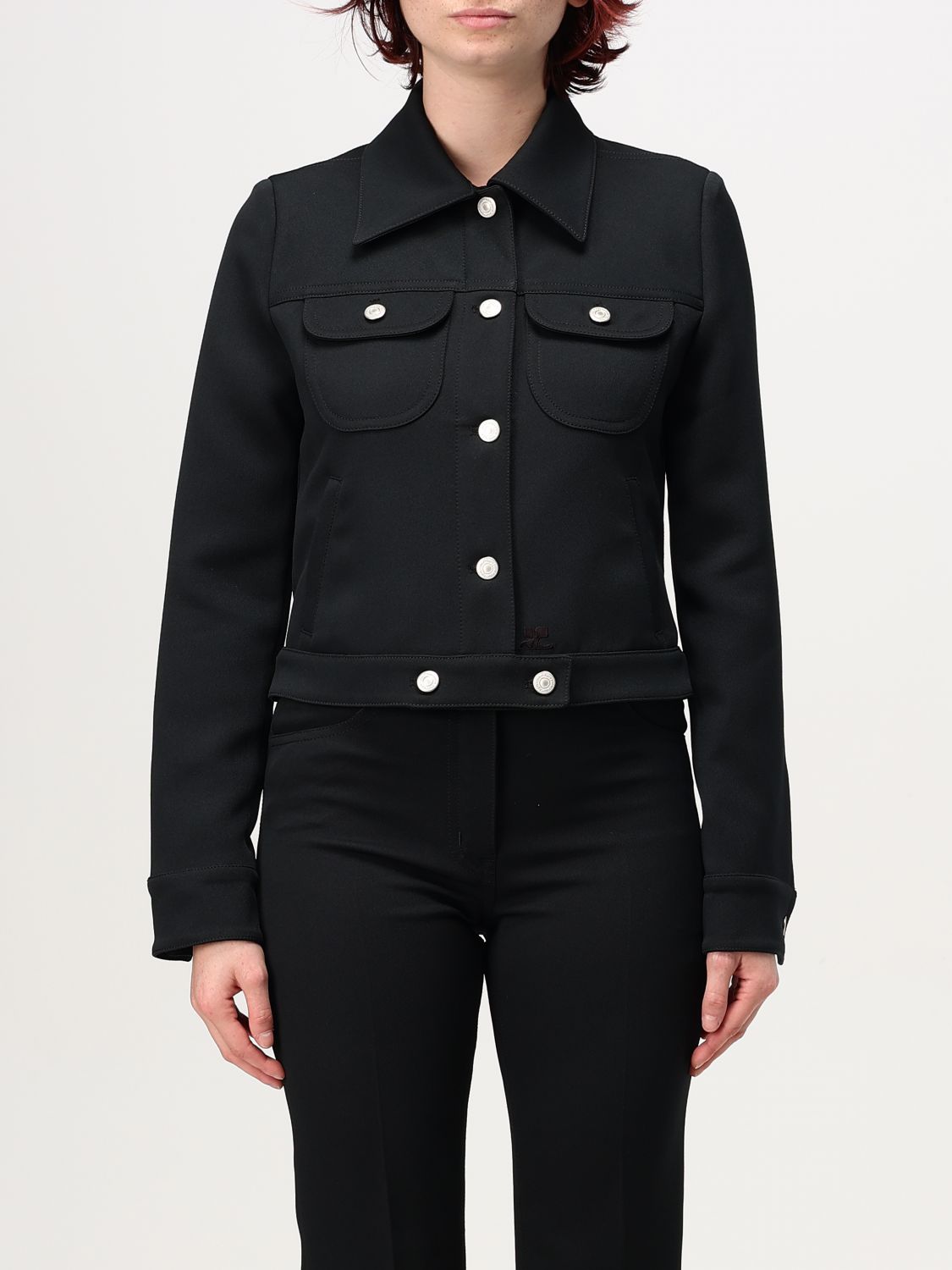 COURRÈGES JACKET COURRÈGES WOMAN COLOR BLACK G22360002