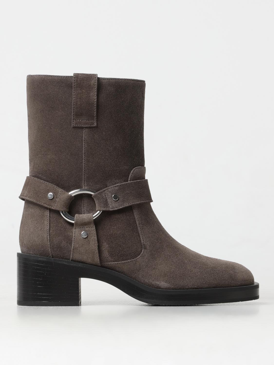 flat ankle boots stuart weitzman woman color grey