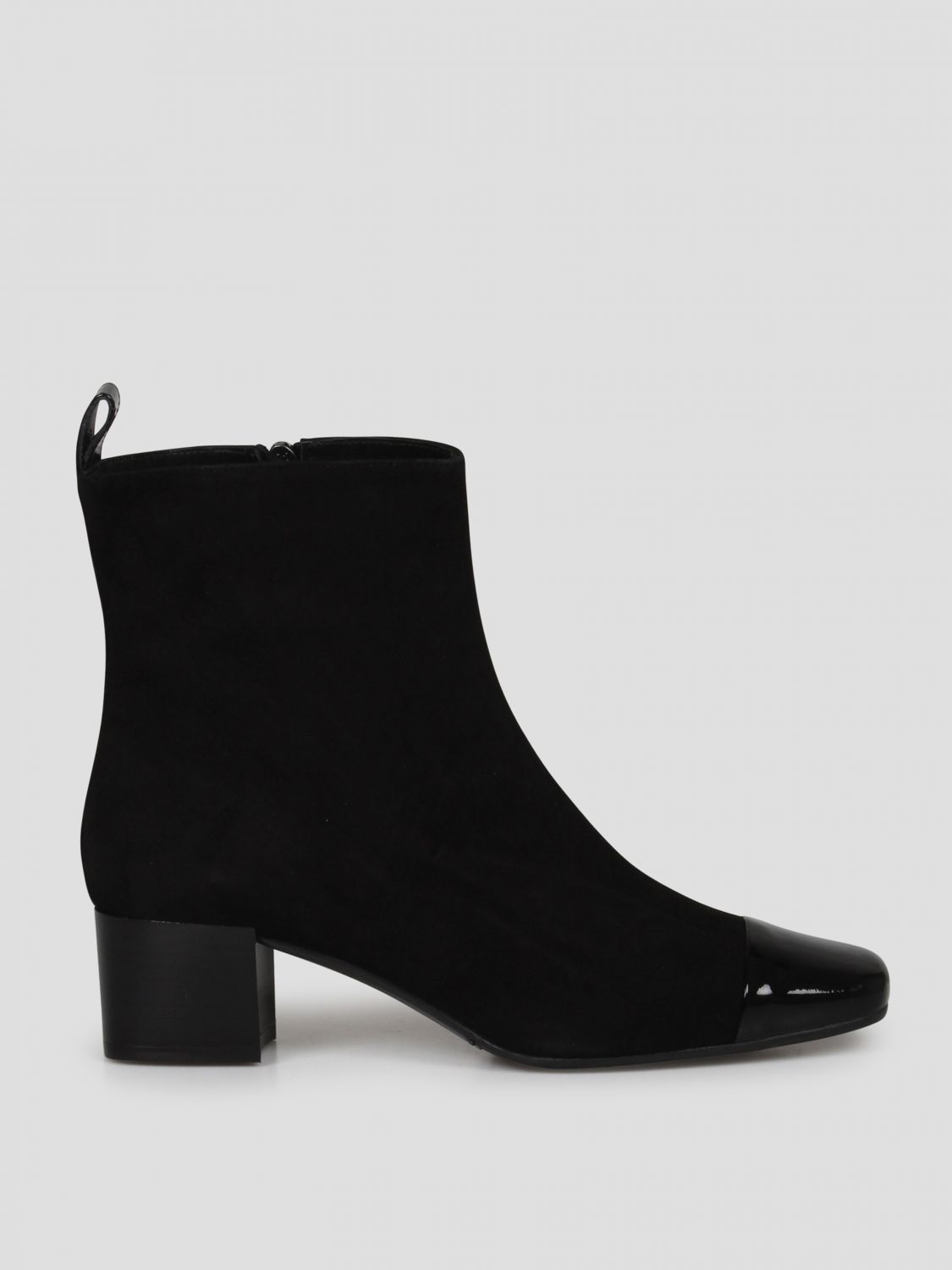 Shop Carel Paris Flat Ankle Boots  Woman Color Black In Schwarz