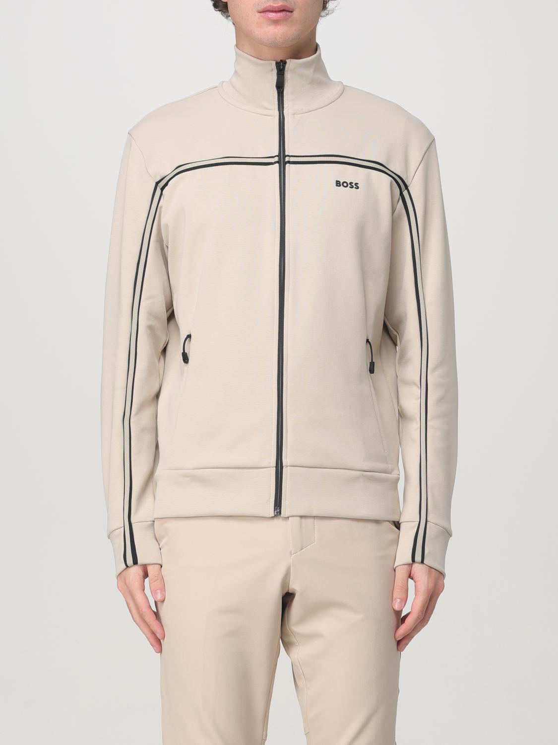 Shop Hugo Boss Sweatshirt Boss Men Color Beige