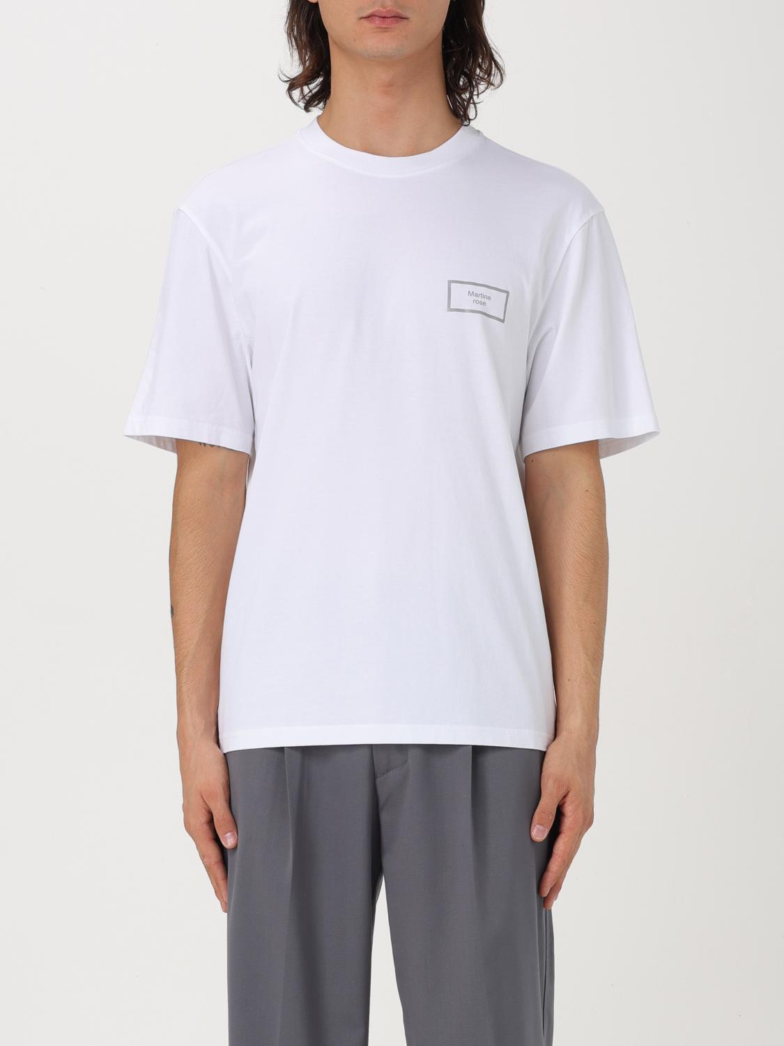 Martine Rose Classic Box Logo Graphic T-shirt In Weiss