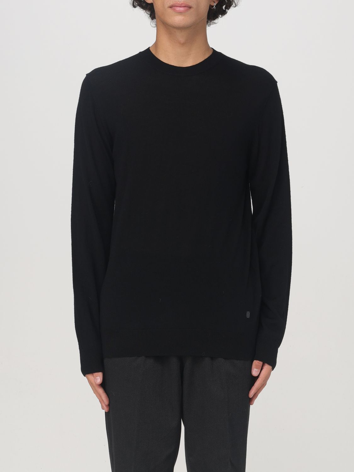 Shop Liu •jo Sweater Liu Jo Men Color Black In Schwarz