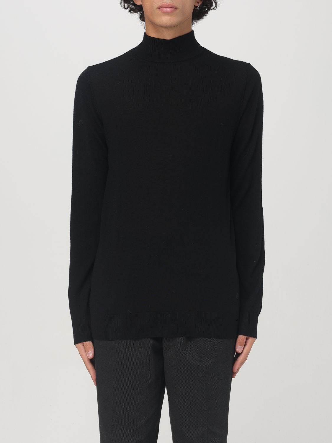 Shop Liu •jo Sweater Liu Jo Men Color Black In Schwarz