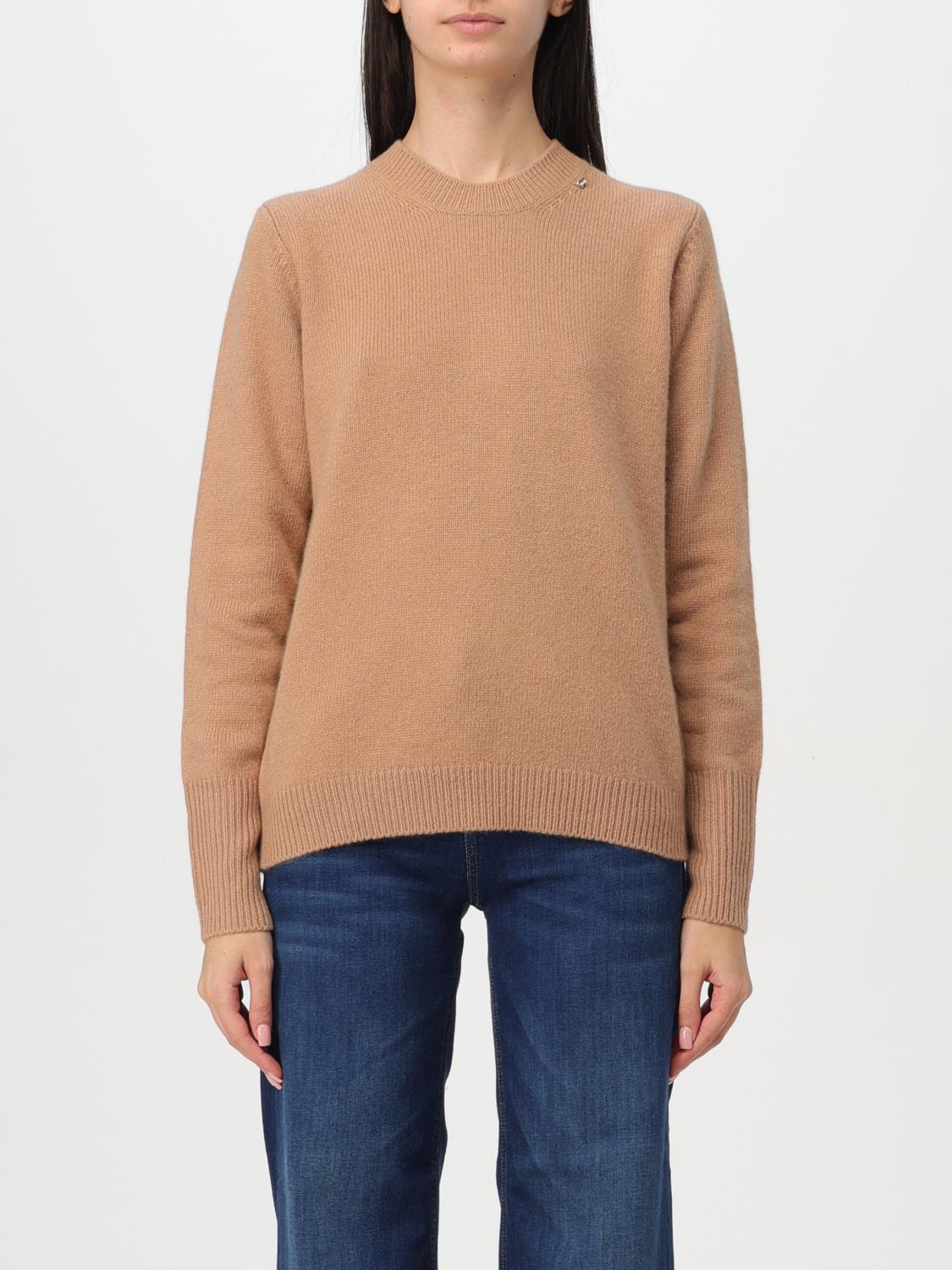 Shop Liu •jo Sweater Liu Jo Woman Color Camel