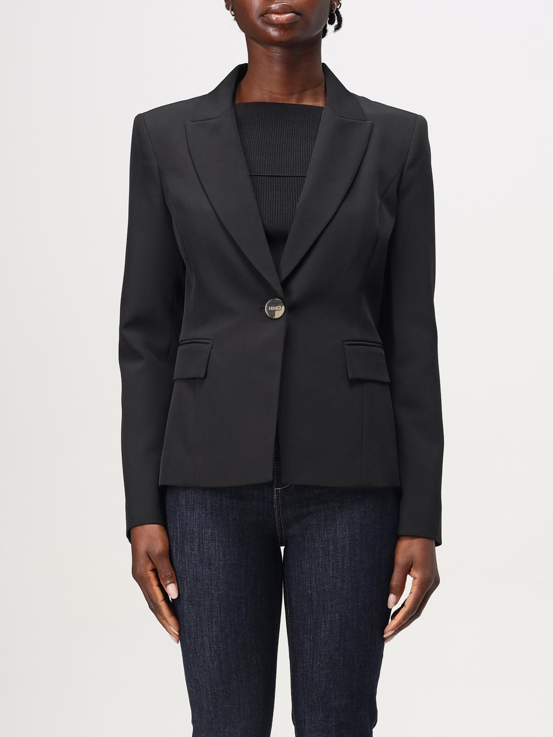LIU •JO BLAZER LIU JO WOMAN COLOR BLACK G23567002