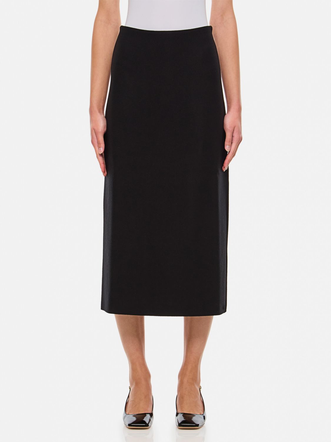 Shop Gabriela Hearst Skirt  Woman Color Black In Schwarz