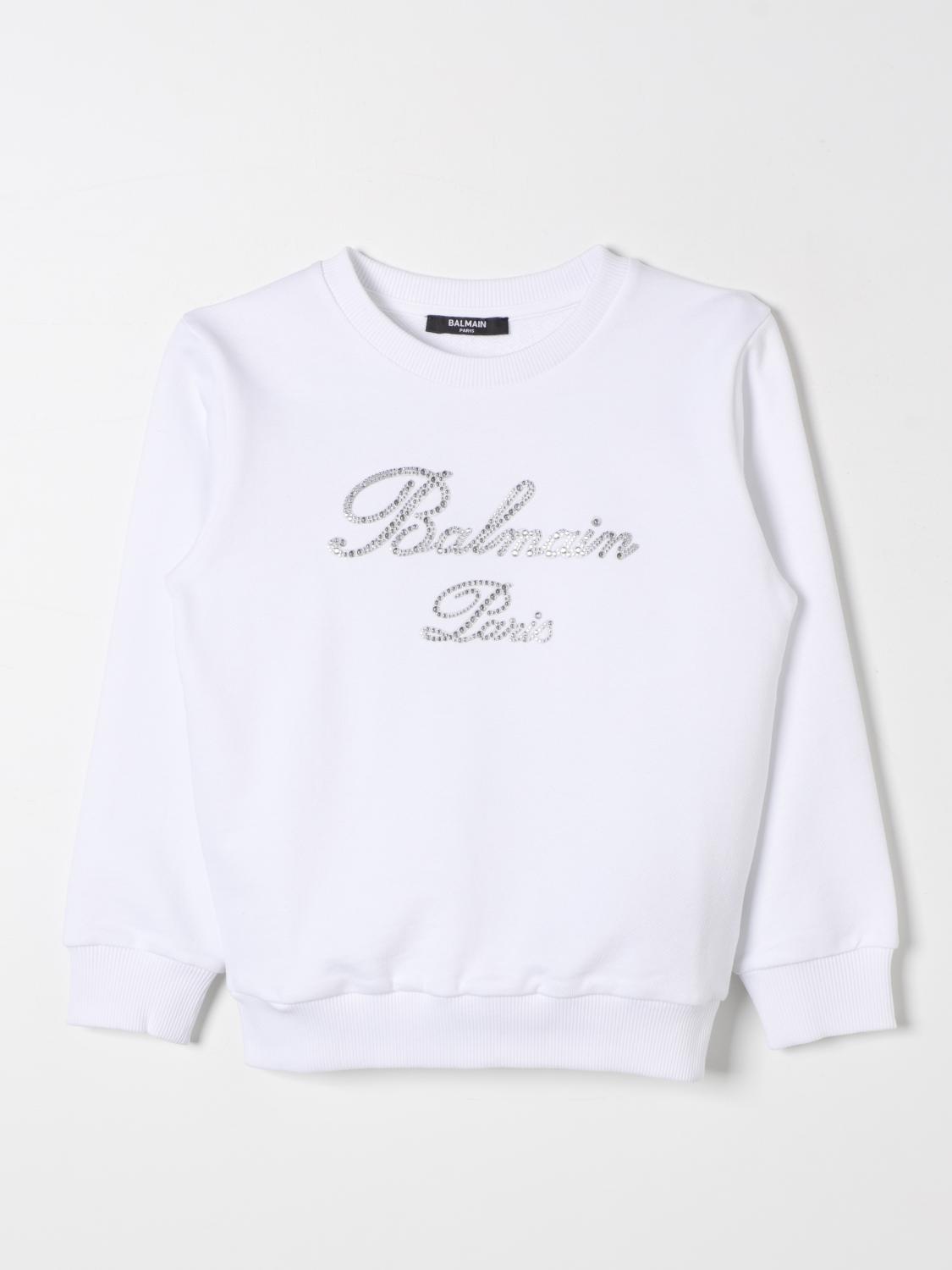 BALMAIN SWEATER BALMAIN KIDS COLOR WHITE G23841001