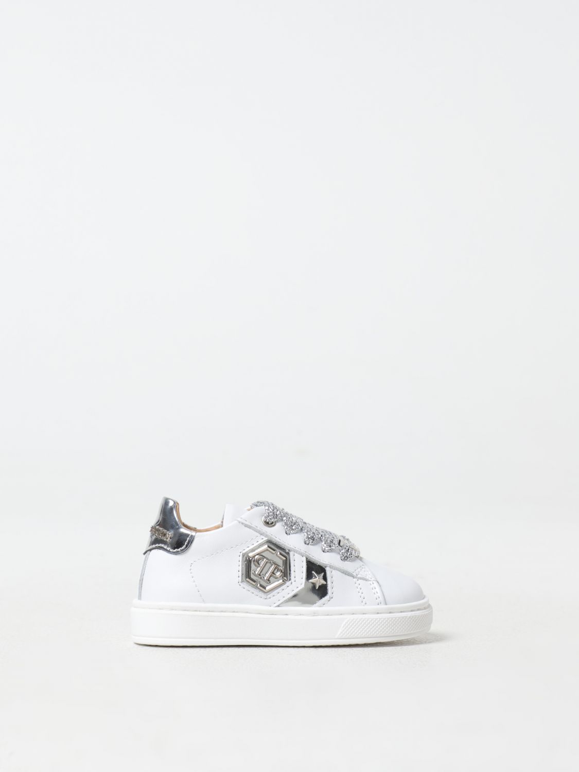 Shop Philipp Plein Shoes  Kids Color White In Weiss