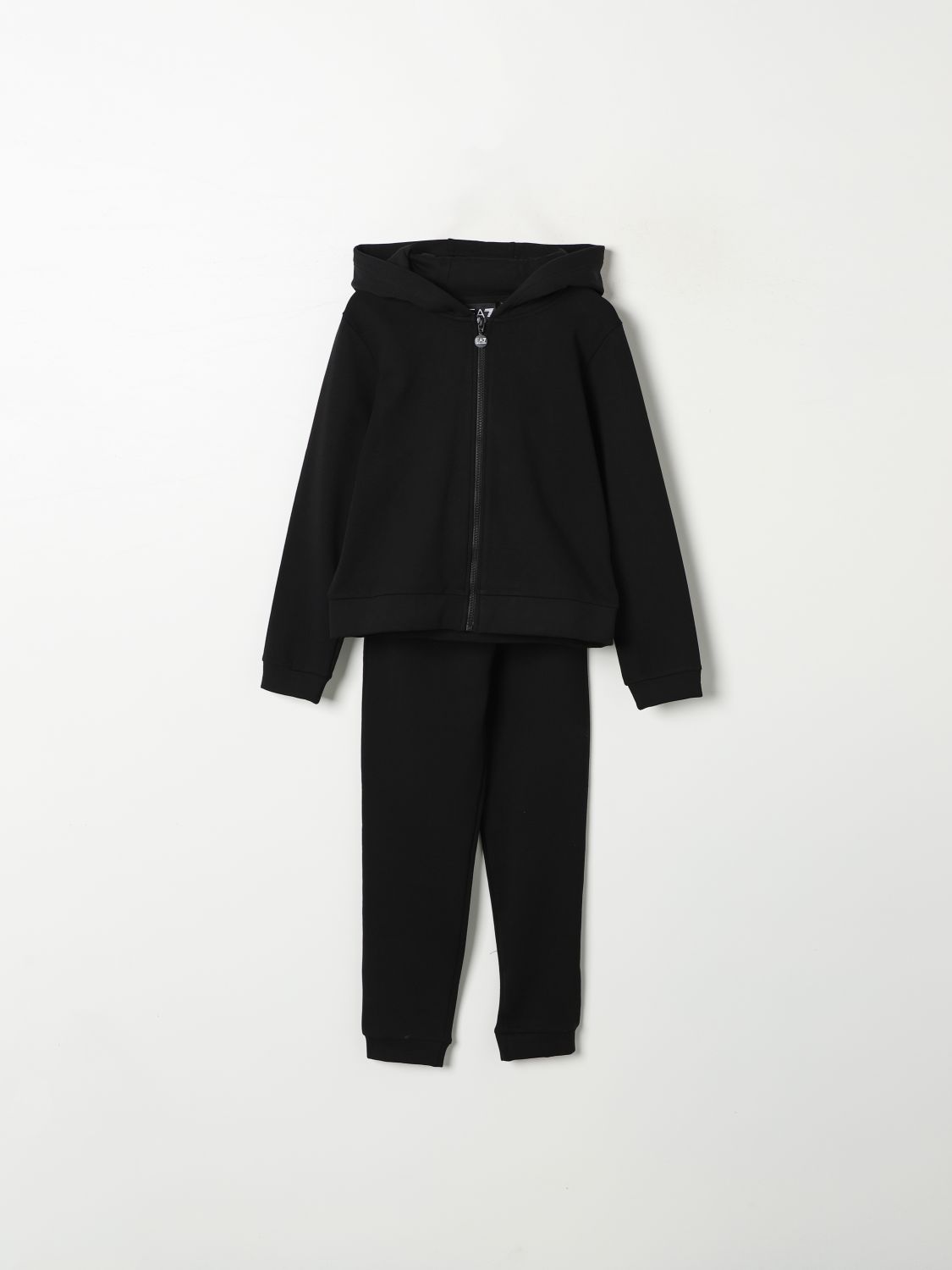 Shop Ea7 Tracksuit  Kids Color Black In Schwarz