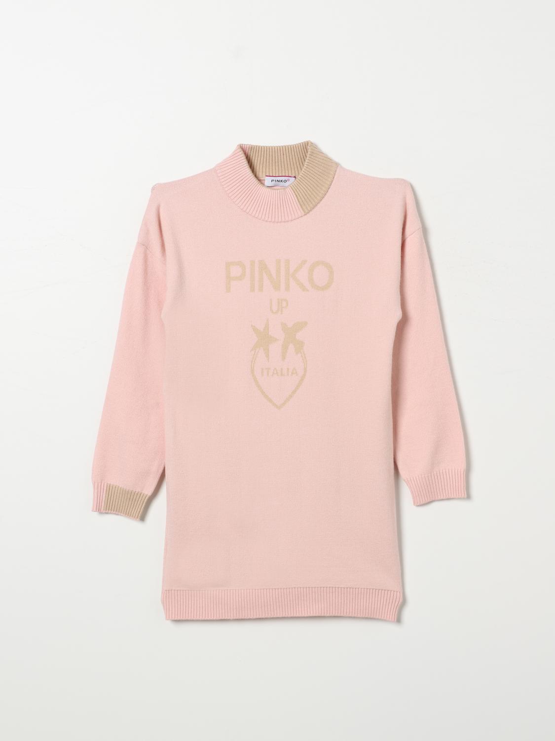 Pinko Dress  Kids Color Blush Pink In Puder