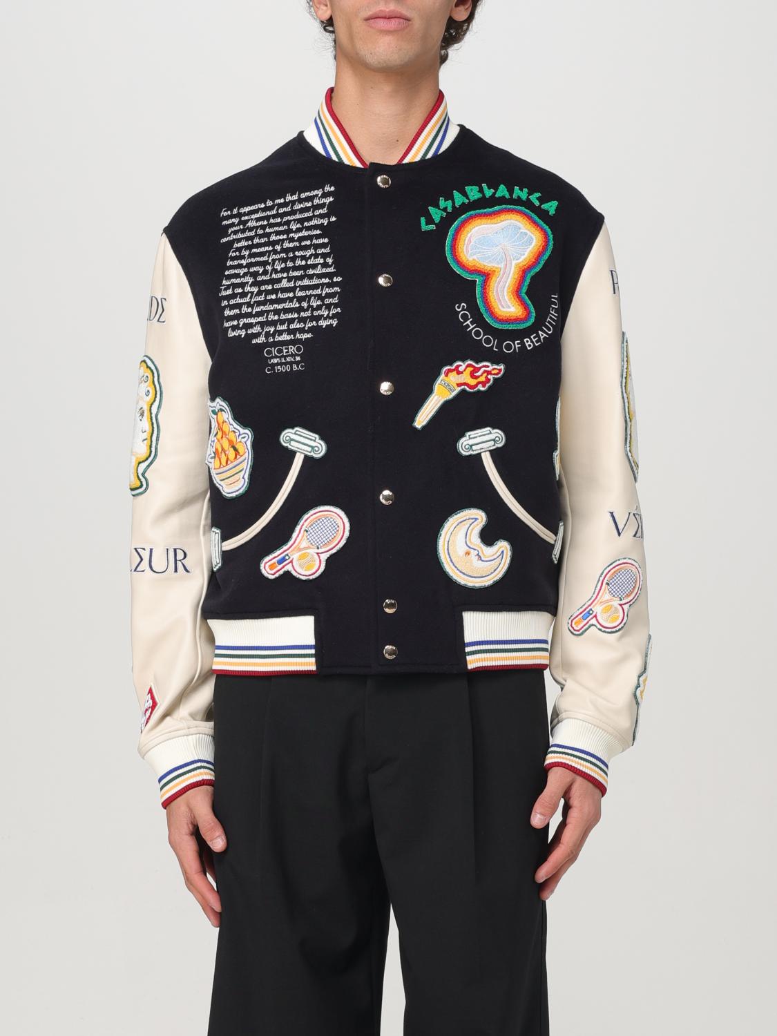 Jacket CASABLANCA Men color Blue Jacket CASABLANCA Men color Blue