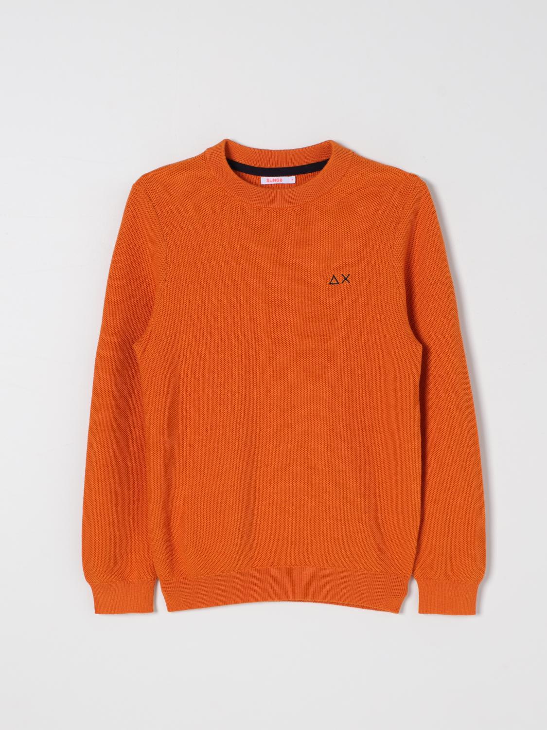 Sun 68 Sweater  Kids Color Orange In Brown