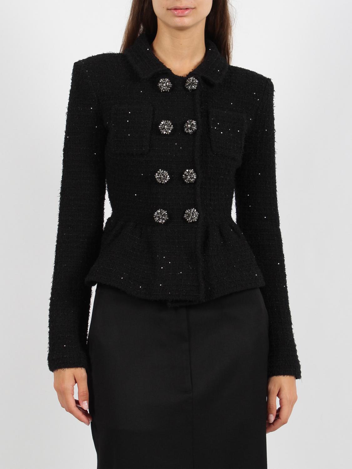 Self-portrait Blazer  Woman Color Black In Schwarz