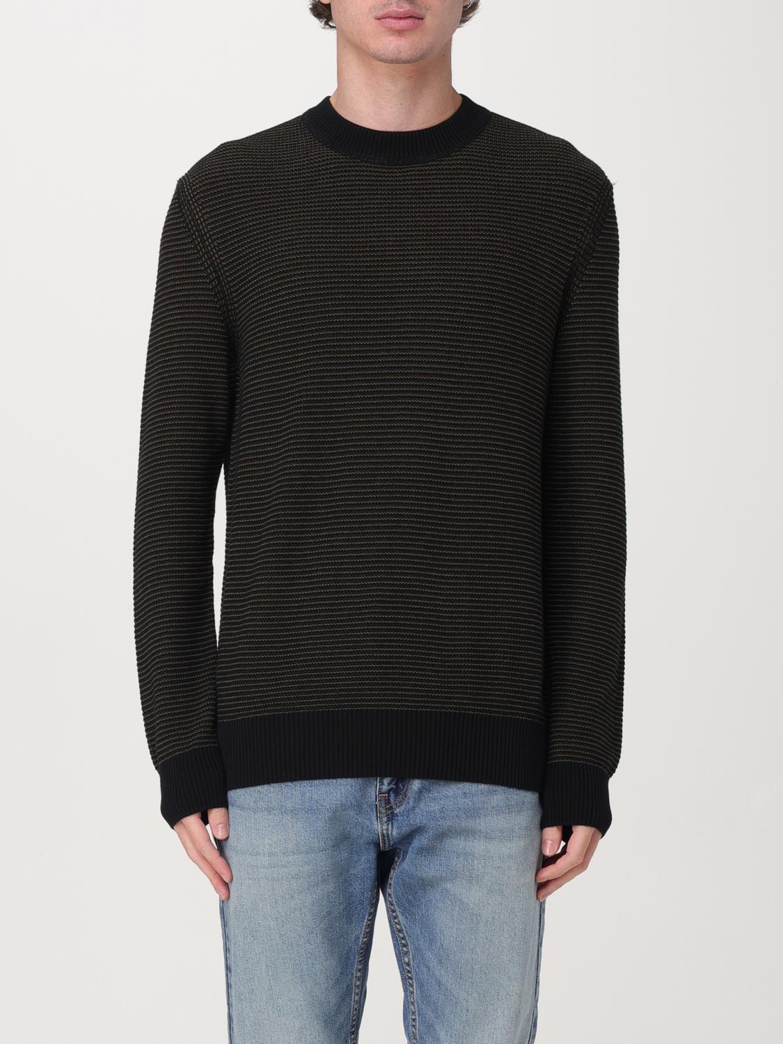 Shop Hugo Boss Sweater Boss Men Color Black In Schwarz