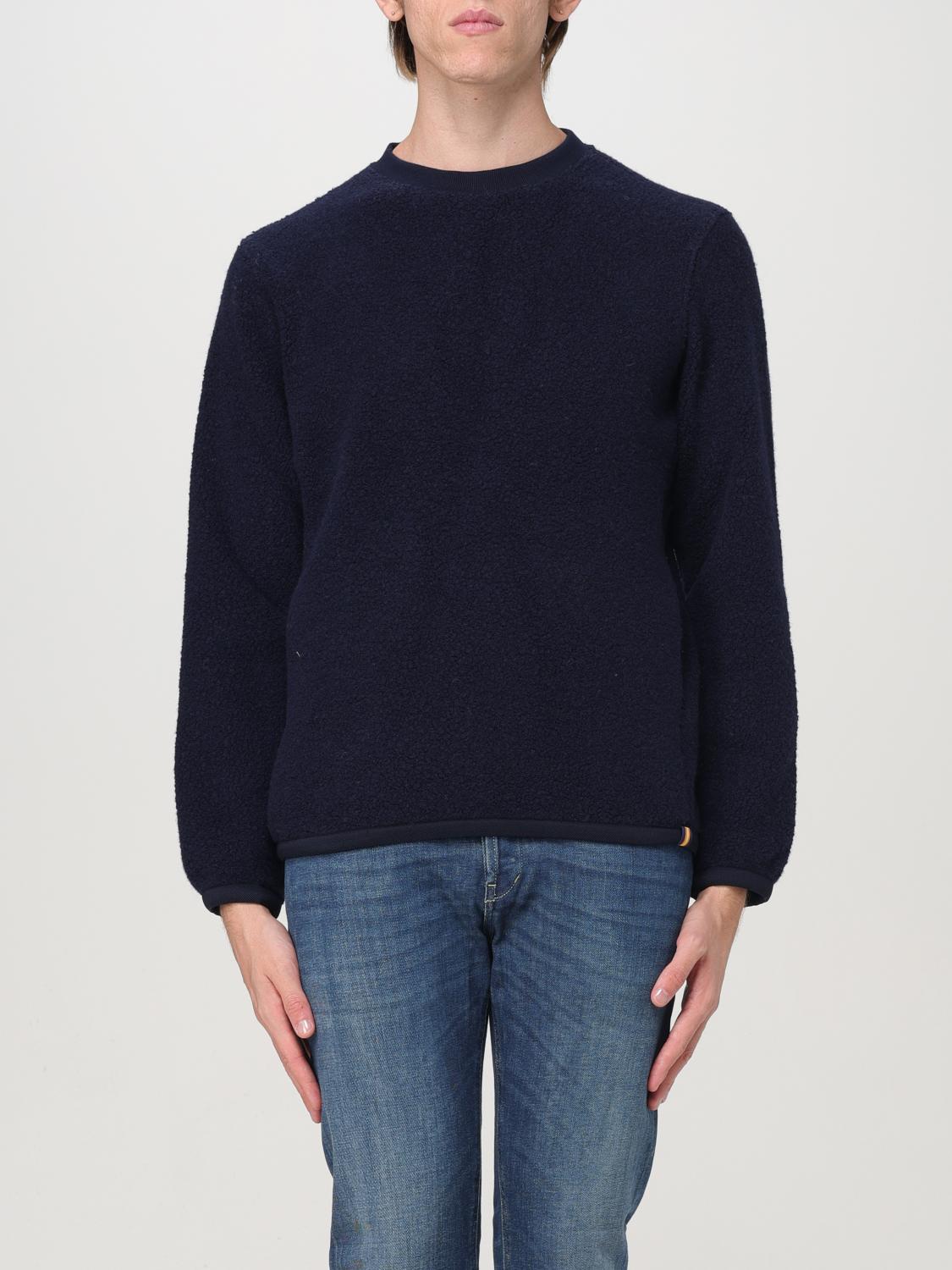 K-way Sweater Men Color Navy In Navy