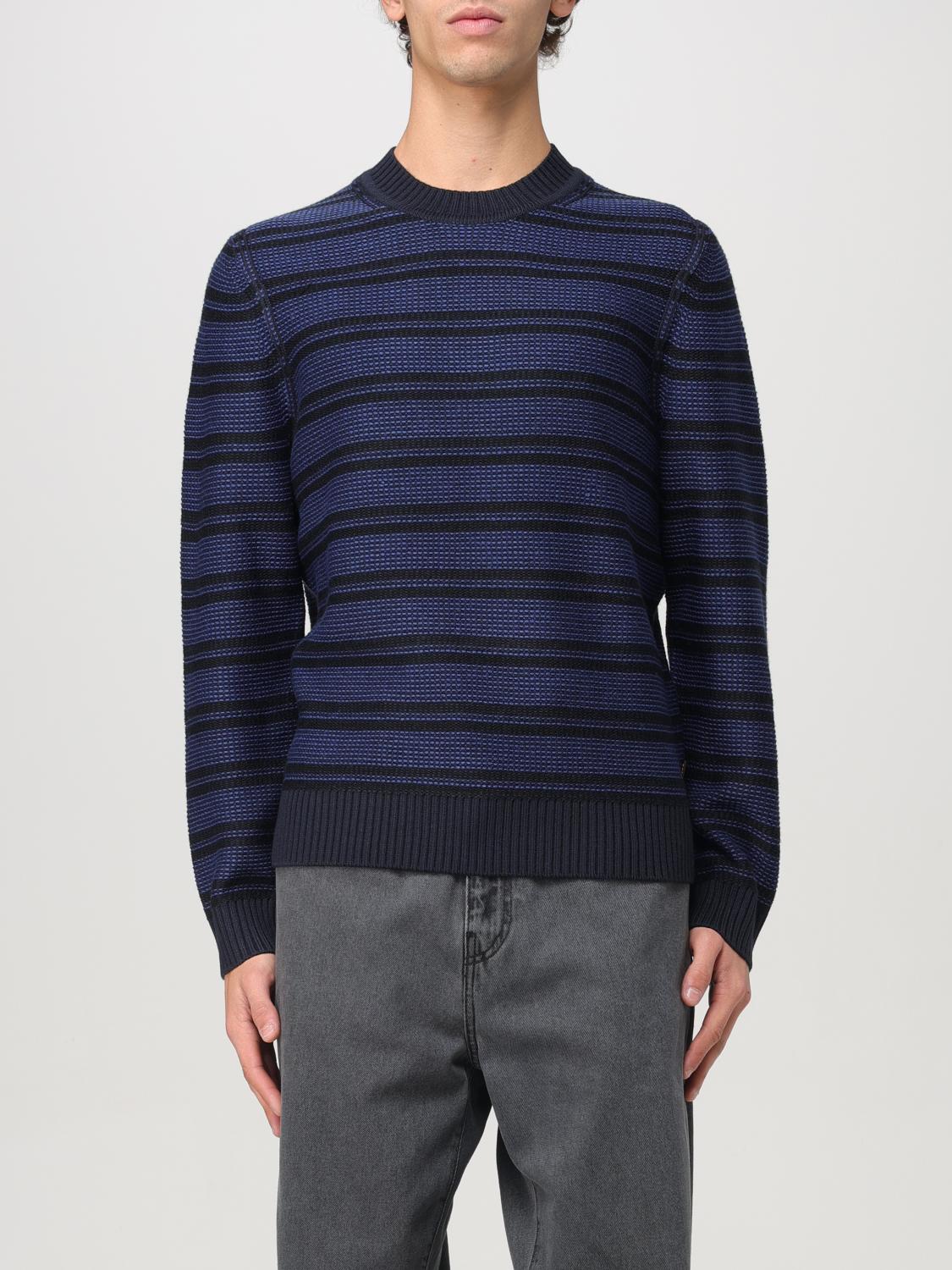 HUGO BOSS SWEATER BOSS MEN COLOR BLUE G24755009