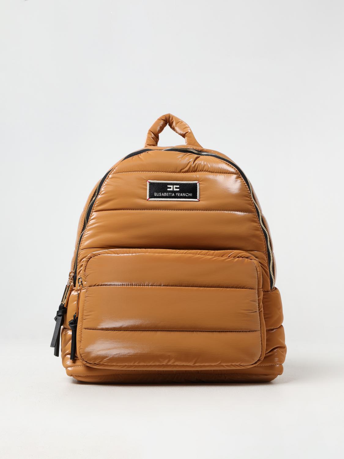 Shop Elisabetta Franchi La Mia Bambina Bag Kids Color Brown In 棕色