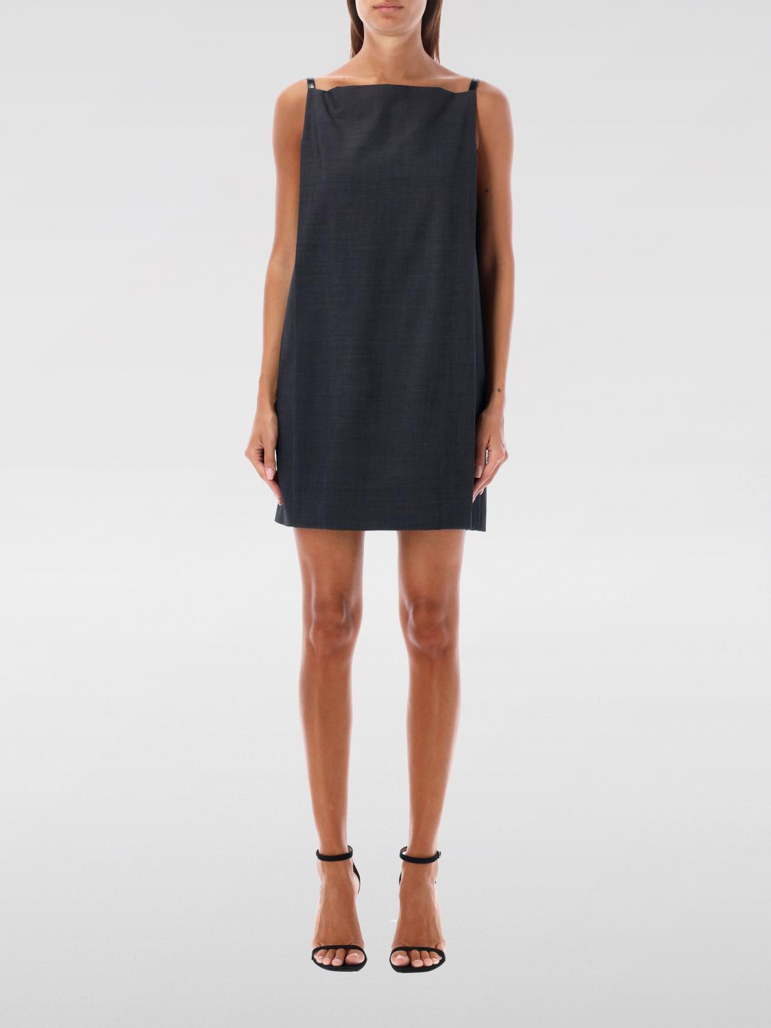 Shop Philosophy Di Lorenzo Serafini Dress Woman Color Grey In Grau