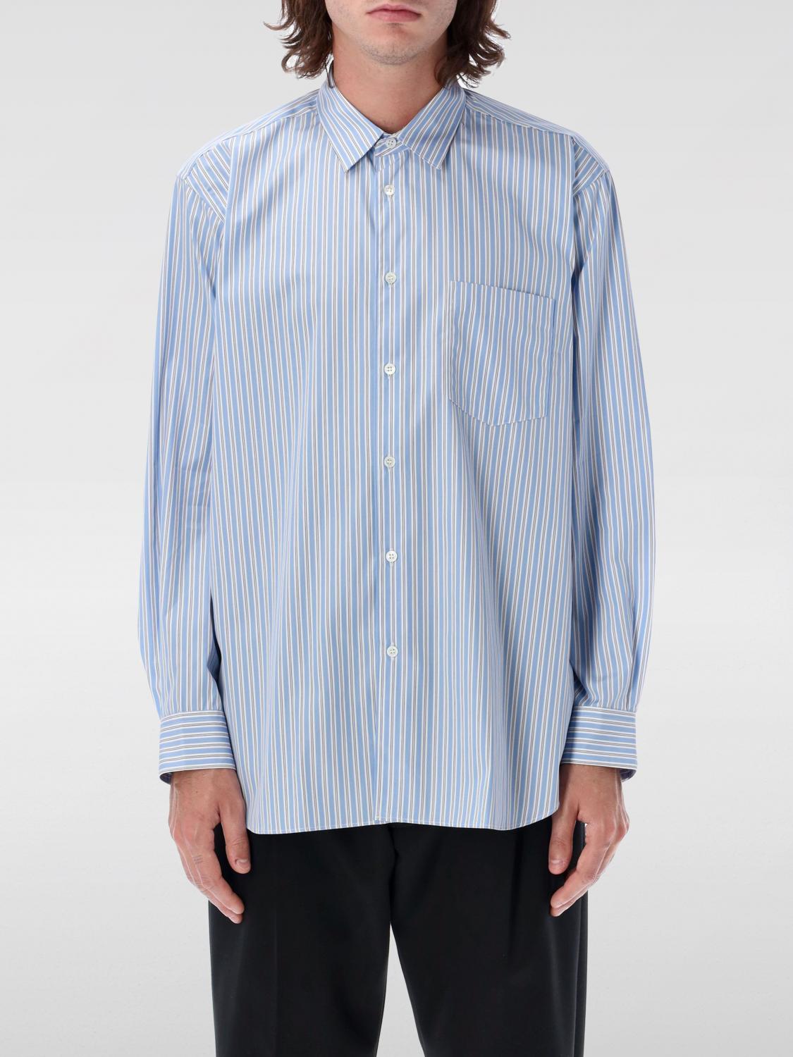 Shirt COMME DES GARCONS Men color Gnawed Blue