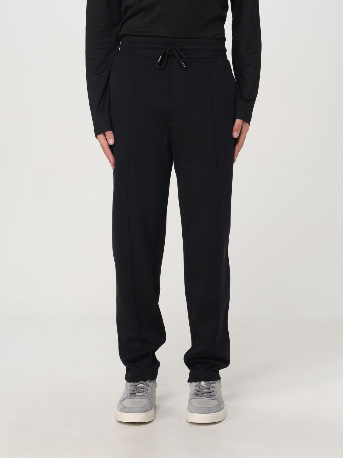 Shop Brunello Cucinelli Pants  Men Color Black In Schwarz