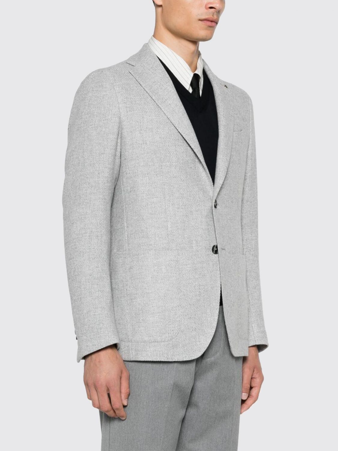 TAGLIATORE Jacket Men color Pearl　タリアトーレ ジャケット メンズ パールカラー TAGLIATORE