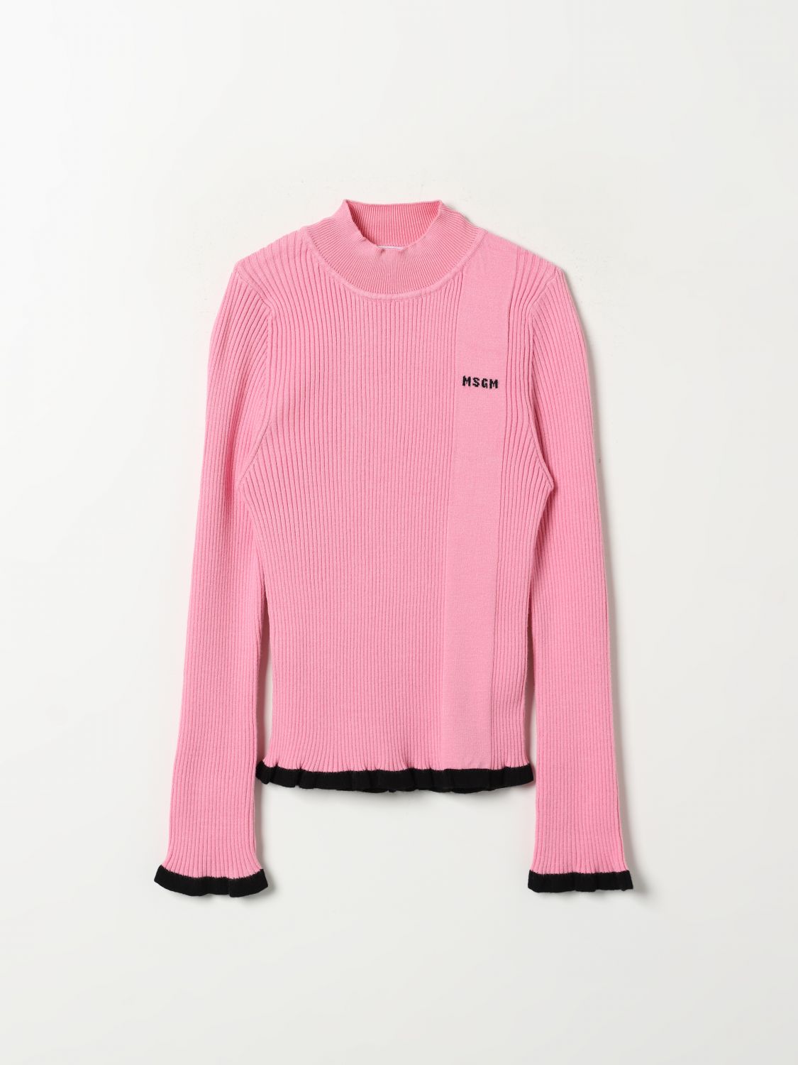 MSGM SWEATER MSGM KIDS KIDS COLOR PINK G25950010