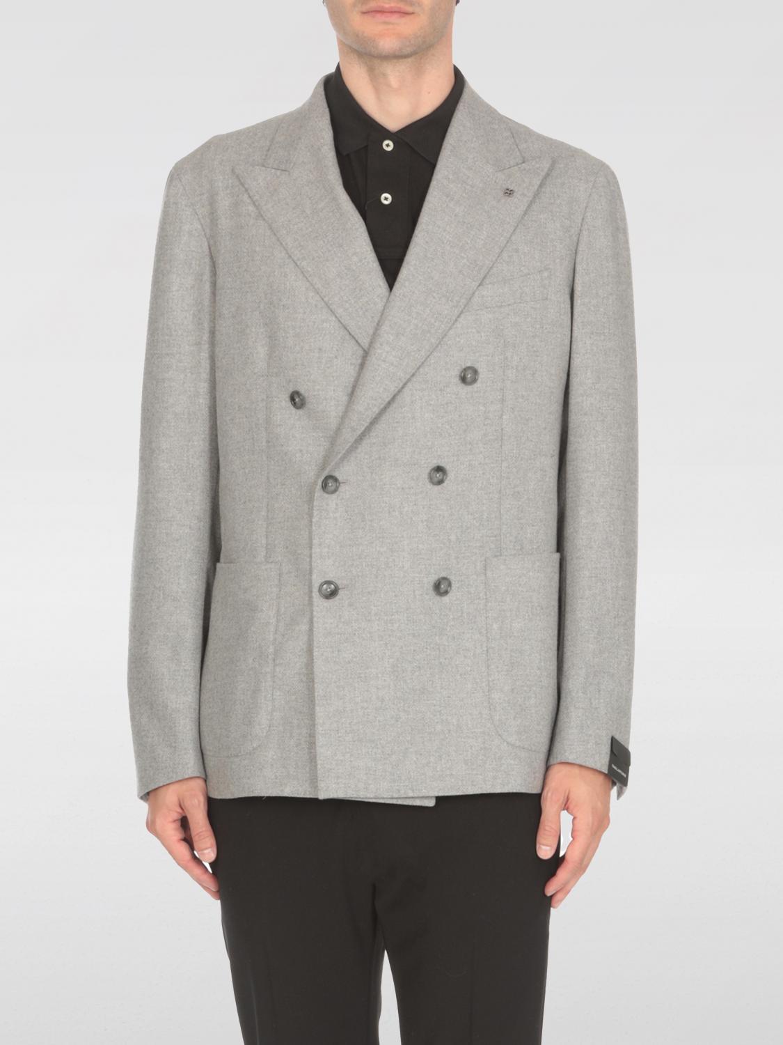 Tagliatore Jacket  Men Color Grey In Grau