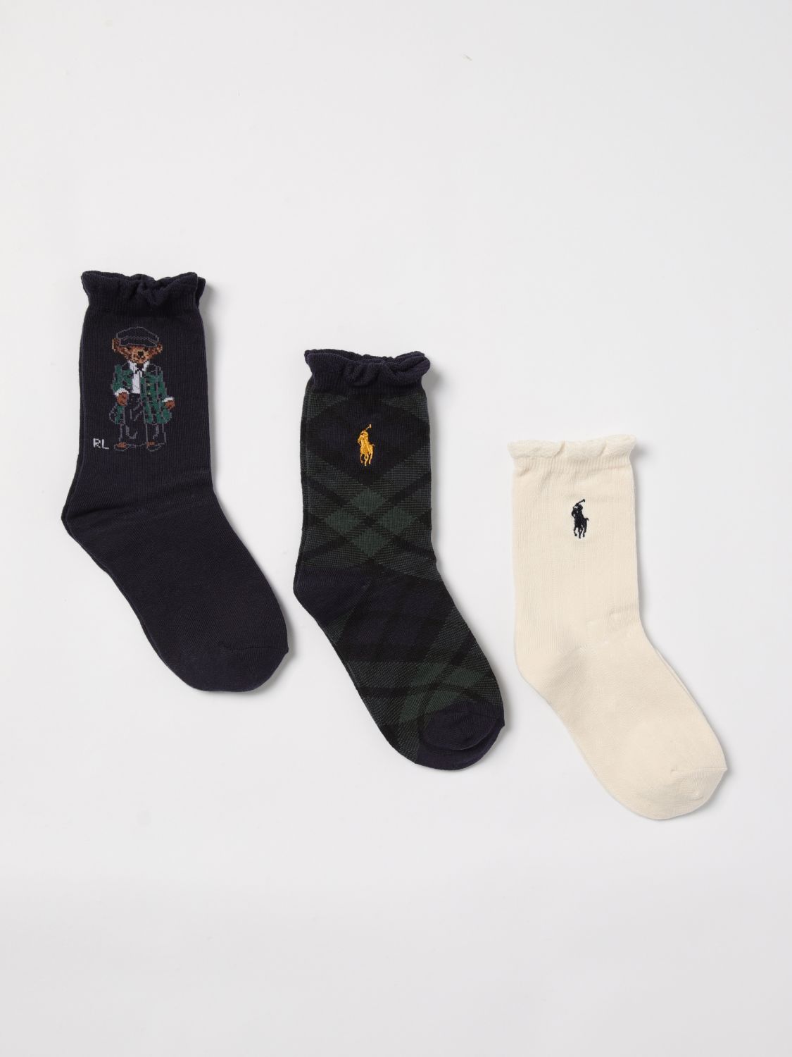 Polo Ralph Lauren Socks  Kids Color Multicolor In Blue