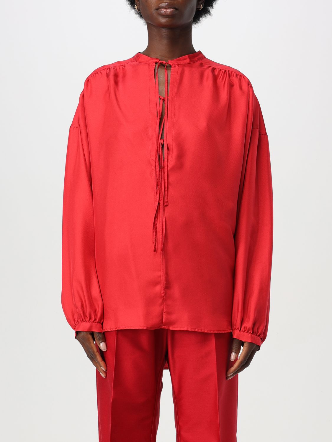 Shop Barena Venezia Shirt Barena Woman Color Red In Rot